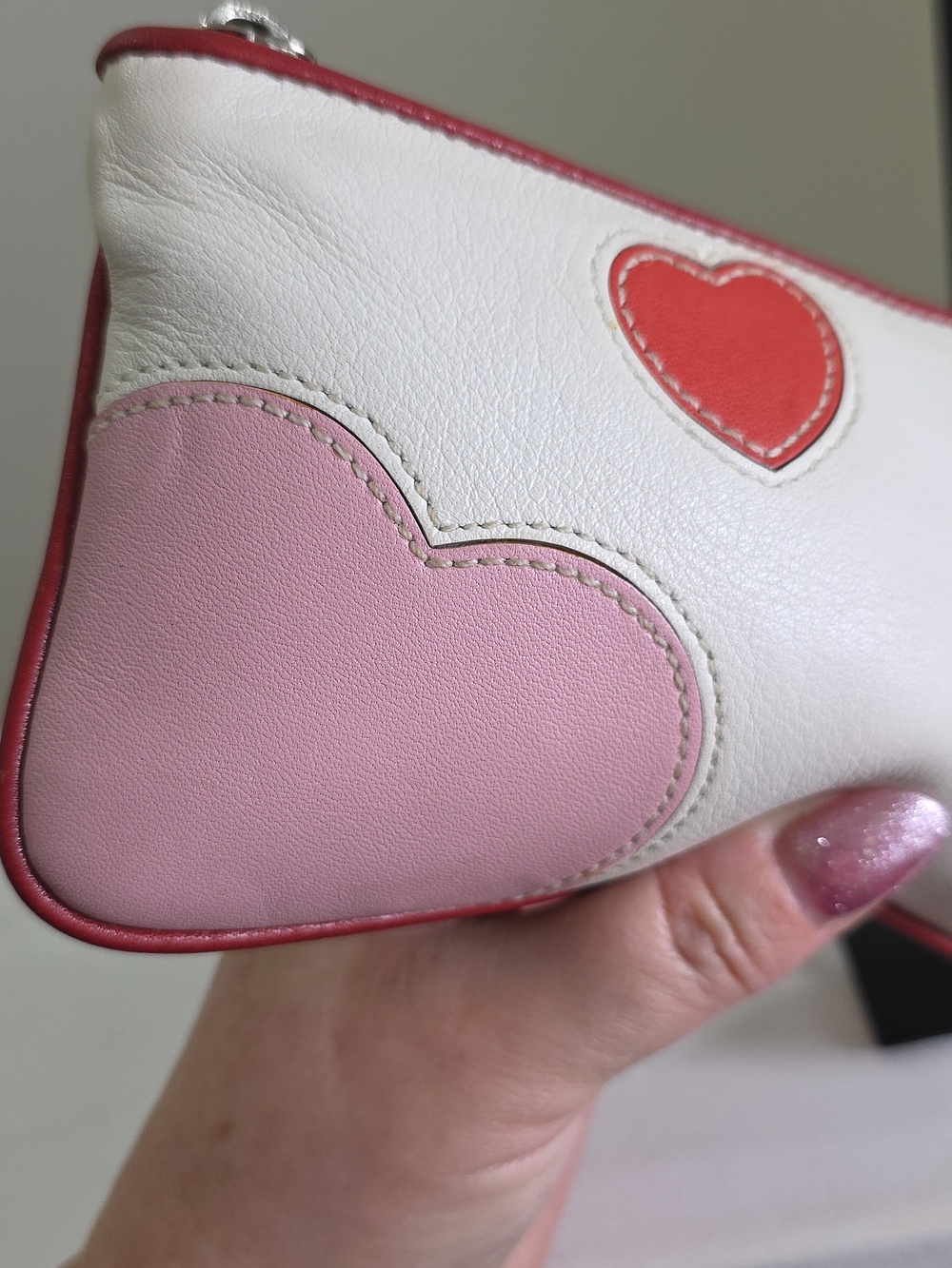 Coach Limited Edition Vintage Heart Leather Wristlet EUC - Picture 13 of 17